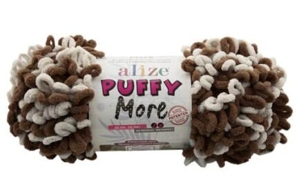 Alize Puffy More 6627 Double-Sided Finger Knitting Blanket Yarn 150g Soft Loop Thread