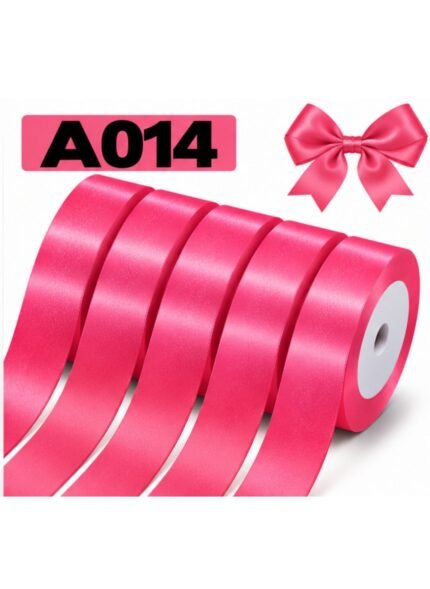 1 Inch Satin Ribbon 5 Rolls Set A014 85 Yards Total Polyester Decorative Craft