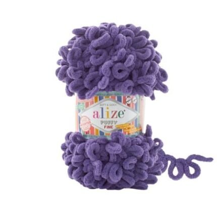 Alize Puffy Fine 851 Finger Knitting Blanket Yarn 100g Soft Micro-Polyester Loop Thread
