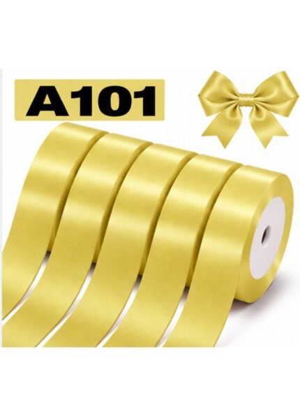 1 Inch Satin Ribbon 5 Rolls Set A101 85 Yards Total Polyester Decorative Craft