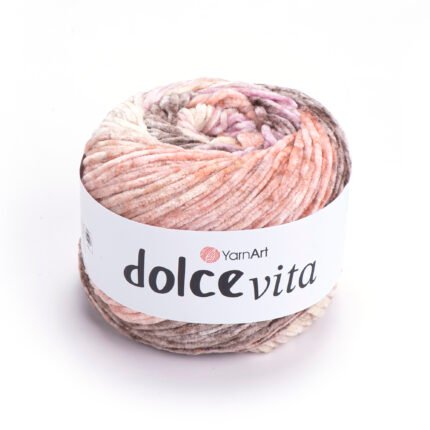 YarnArt Dolce Vita 3404 Velvet Chenille Knitting & Crochet Yarn 150g Soft Plush Thread