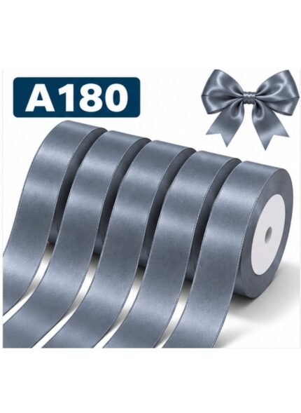 1 Inch Satin Ribbon 5 Rolls Set A180 85 Yards Total Polyester Decorative Craft