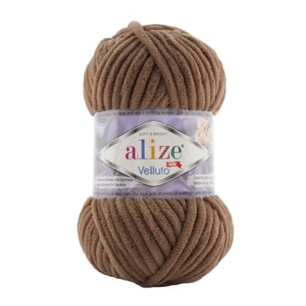 Alize Velluto 466 Chunky Velvet Chenille Knitting & Crochet Yarn 100g Micro Polyester