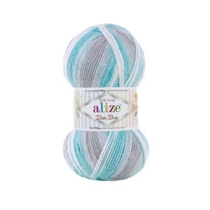 Alize Baby Best Batik 7264 Anti-Pilling Acrylic & Bamboo Knitting & Crochet Yarn 100g