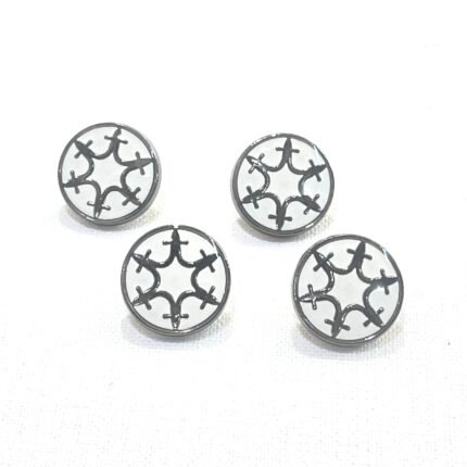 Metal Snap Buttons For Men's Saudi Thobe 12mm 2262 Premium 8 Pcs Metallic Fasteners