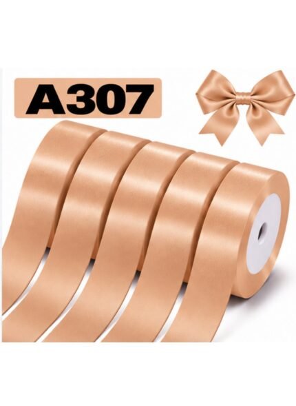 1 Inch Satin Ribbon 5 Rolls Set A307 85 Yards Total Polyester Decorative Craft