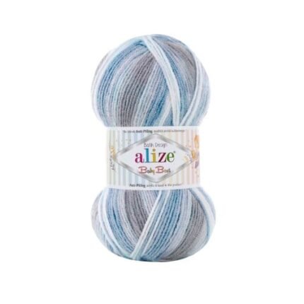 Alize Baby Best Batik 7540 Anti-Pilling Acrylic & Bamboo Knitting & Crochet Yarn 100g
