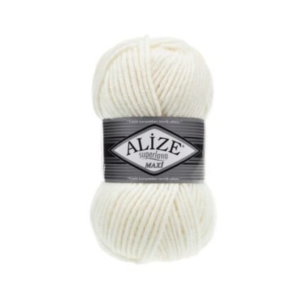 Alize Superlana Maxi 62 Chunky Wool Blend Knitting & Crochet Yarn 100g Warm Winter