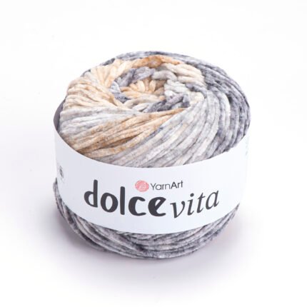 YarnArt Dolce Vita 3412 Velvet Chenille Knitting & Crochet Yarn 150g Soft Plush Thread