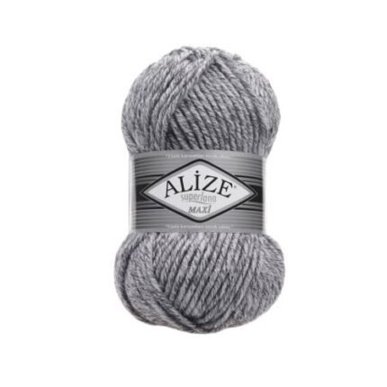 Alize Superlana Maxi 801 Chunky Wool Blend Knitting & Crochet Yarn 100g Warm Winter