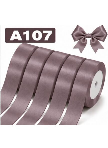 1 Inch Satin Ribbon 5 Rolls Set A107 85 Yards Total Polyester Decorative Craft
