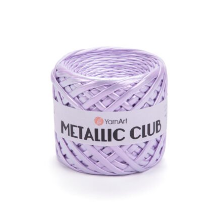YarnArt Metallic 8101 Shiny Ribbon Leather Crochet & Knitting Yarn 180g Turkish Thread