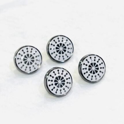 Metal Snap Buttons For Men's Saudi Thobe 12mm 2218 Premium 8 Pcs Metallic Fasteners