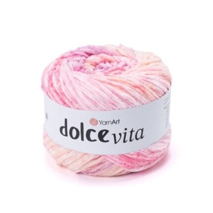 YarnArt Dolce Vita 3415 Velvet Chenille Knitting & Crochet Yarn 150g Soft Plush Thread