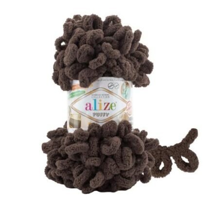 Alize Puffy 534 Finger Knitting Blanket Yarn 100g Soft Micro-Polyester Loop Thread