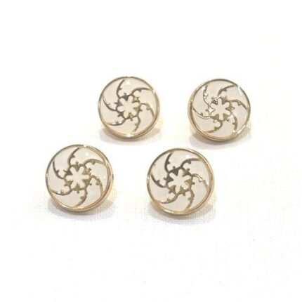 Metal Snap Buttons For Men's Saudi Thobe 12mm 2251 Premium 8 Pcs Metallic Fasteners