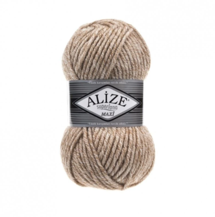 Alize Superlana Maxi 807 Chunky Wool Blend Knitting & Crochet Yarn 100g Warm Winter