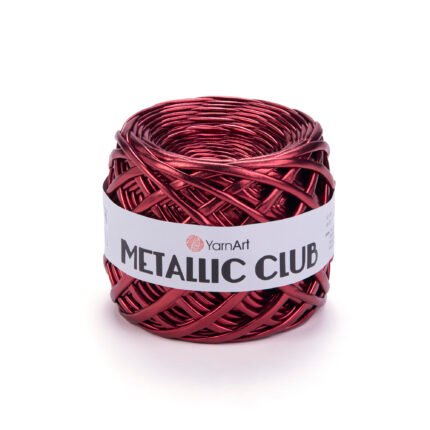 YarnArt Metallic 8113 Shiny Ribbon Leather Crochet & Knitting Yarn 180g Turkish Thread
