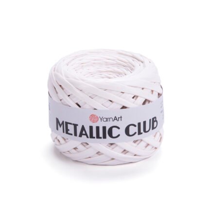 YarnArt Metallic 8121 Shiny Ribbon Leather Crochet & Knitting Yarn 180g Turkish Thread
