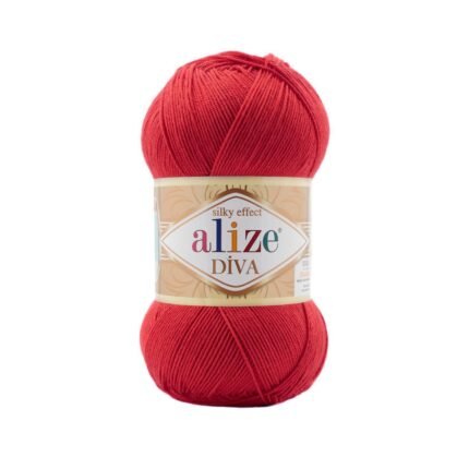 Alize Diva 105 Premium Silk Effect Knitting & Crochet Yarn 100g Microfiber Acrylic