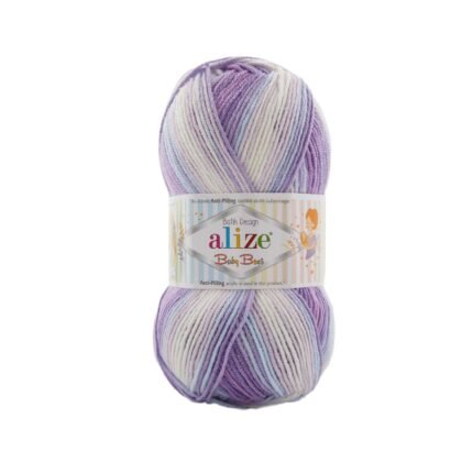 Alize Baby Best Batik 3483 Anti-Pilling Acrylic & Bamboo Knitting & Crochet Yarn 100g