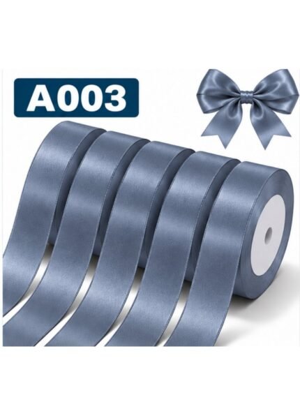 1 Inch Satin Ribbon 5 Rolls Set A003 85 Yards Total Polyester Decorative Craft