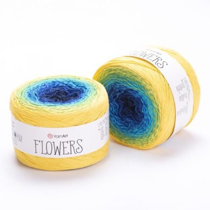 YarnArt Flowers 304 Gradient Cake Knitting & Crochet Yarn 250g 1000m Cotton 1 Piece