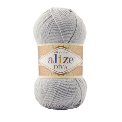 Alize Diva 168 Premium Silk Effect Knitting & Crochet Yarn 100g Microfiber Acrylic