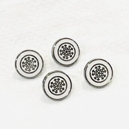 Metal Snap Buttons For Men's Saudi Thobe 12mm 2155 Premium 8 Pcs Metallic Fasteners