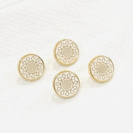 Metal Snap Buttons For Men's Saudi Thobe 12mm 2174 Premium 8 Pcs Metallic Fasteners
